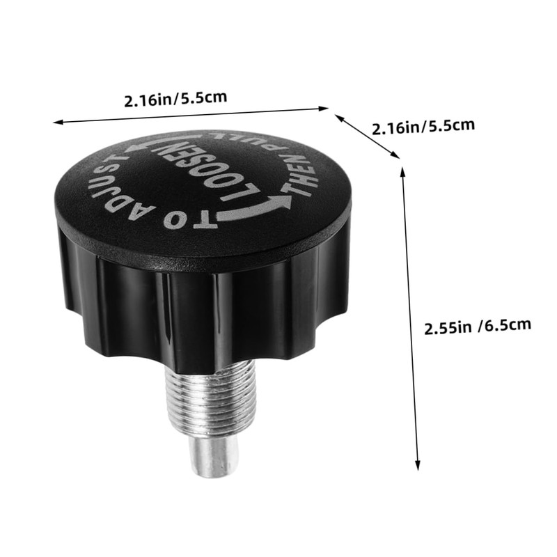 SUPVOX 4pcs Exercise Bike Pull Pin Knob Rotating Height Accessory
