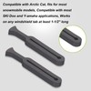 12 Pack Universal Snowmobile Windshield Straps Work on Most Late