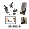 Regipro b Mannequin Head with Desktop Clamp Canvas Faceless Wig