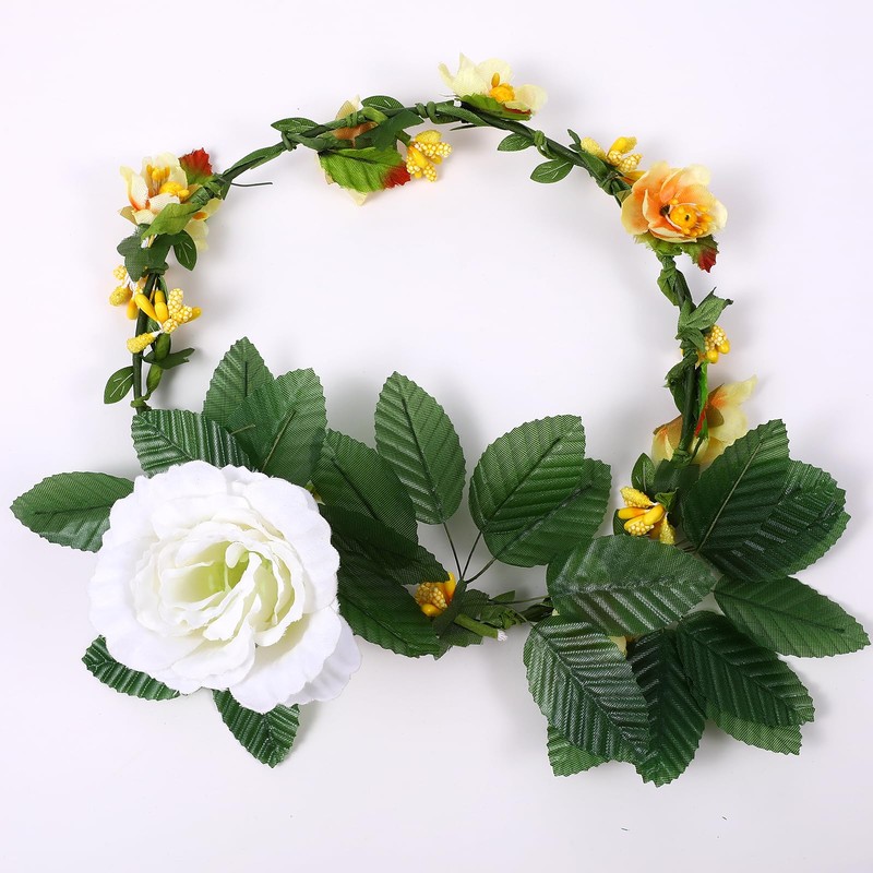 Sliverdew 50 Pcs Artificial Green Leaves Rose Leaves Bulk Fake