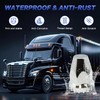 WAITTON 60Pcs Semi Trucks Lug Nut Covers Chrome, 32/33mm Lug