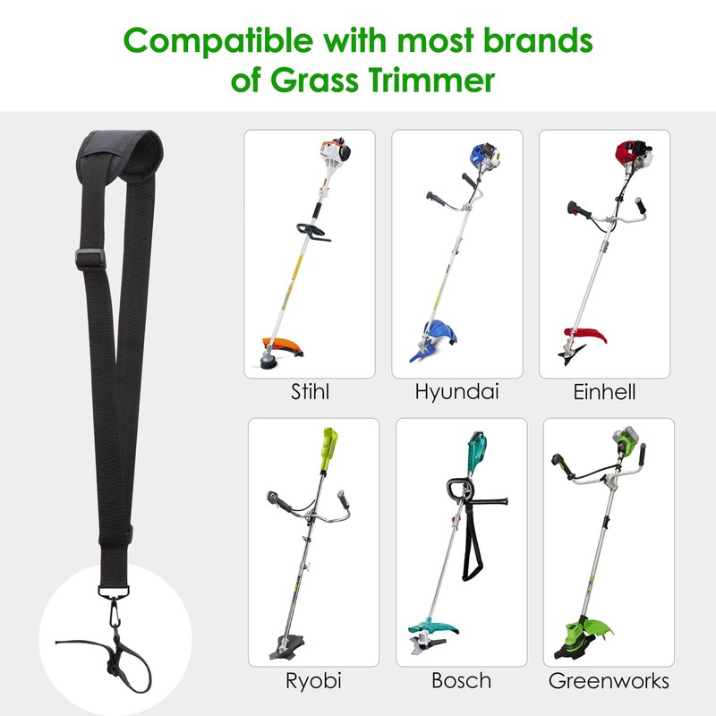 YOUSHARES Trimmer Shoulder Strap - Weed Eater Strap Compatible with