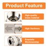 GASHER 2Pcs One-Way Non-return Check Valve 1/4" Male x 1/4"