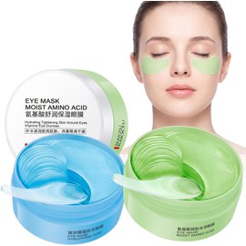 60 Parches Hydrogel Ojos Colágeno Hidratante mejora las ojeras, fatiga ocular, disminuye la hinchazón y suaviza las líneas finas de expresión (Aminoácidos)