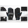 Madmotor Reinforced Safety Gloves with Knuckle Protection - Breathable, Adjustable