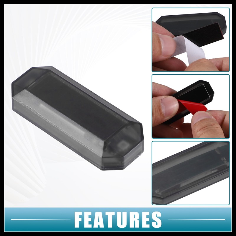 Hihaha Universal Car Solar Power Simulated Dummy Alarm Lamp Red