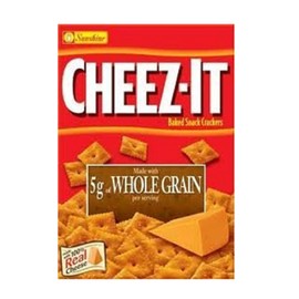 Sunshine Cheez-It Whole Grain Baked Snack Crackers 12.4 oz. Box (Pack of 2)