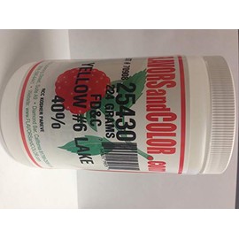 FD&C Yellow #6 Lake 40% 227 Grams