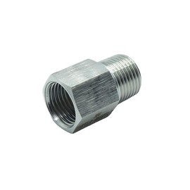 CDQBWKJGFJ 2 Pcs 1/2" BSPT Male Pipe to 1/2" NPT Female Pressure Gauge Sensor Adapter Stainless 304 Pipe Fitting