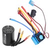 3650 2300KV+120A Durable Brushless ESC Kit Suitable for 1/10 RC