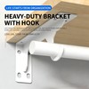 bimiti Wall Mounted Clothes Rack - Solid Wood Closet Storage