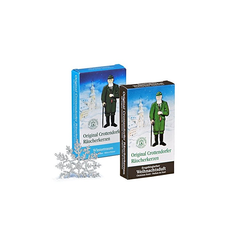 Crottendorfer Räucherkerzen Christmas Incense Cones Ore Mountains + Winter Dream