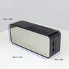 Mirror Alarm Clock Bluetooth Speaker Rechargeable Digital Alarm Clock Bluetooth