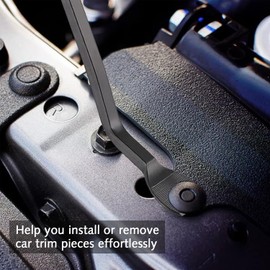 105pcs Car Body Trim Clips,6 Sizes 100pcs Plastic Rivets,Car Trim Clips Box,Body Fasteners With 5 Removal Tools,Car Body Clips Interior Fittings for Most Models