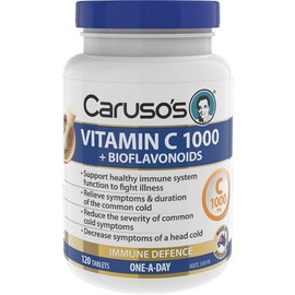 Caruso’s Natural Health Caruso's Vitamin C 1000 + Bioflavonoids Tab X 120
