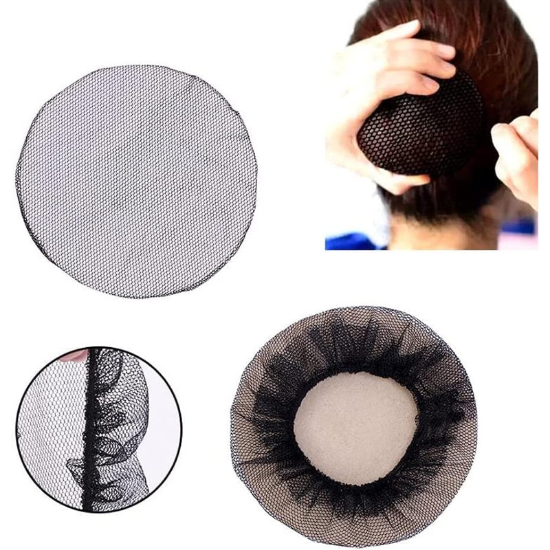 YFFSFDC Hair Bundling Net, Chignon Net, Fashionable, Ballet Fine, Mesh,