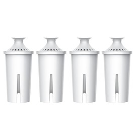 AQUA CREST Replacement for Brita® Water Filter, Pitchers and Dispensers, Classic OB03, Mavea® 107007, and More, NSF Certified Pitcher Water Filter, 4 Count