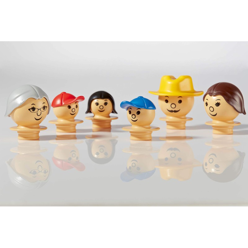 Plasticant Mobilo Figures Light, Brown, Dark Brown, 18 Pieces -