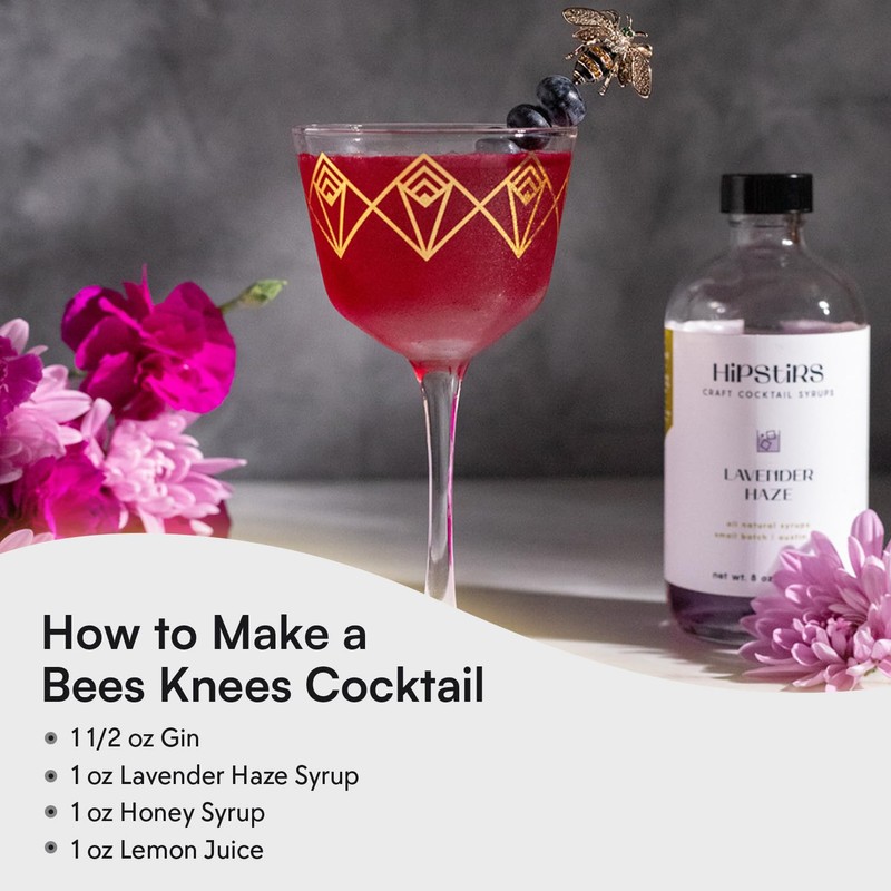 HipStirs Lavender Haze Syrup | Real Ingredients Make Our Luxurious