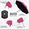 Yoobure Windproof Travel Umbrella, Automatic Umbrellas for Rain, Portable &