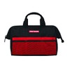 Craftsman 13 in. W Wide Mouth Tool Bag 6 pocket Black/Red