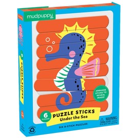 Mudpuppy Under The Sea Puzzle Sticks, Multicolor