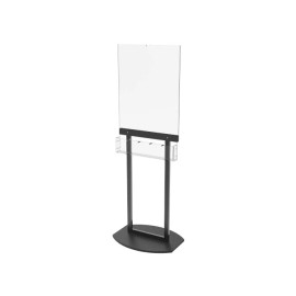 FixtureDisplays Acrylic Clear Poster Metal Floor Stand 22X28" with Pocket Adjustable Holder