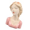 Modern Ceramic Face Vases Decorative Modern Style Shy Girl Flower