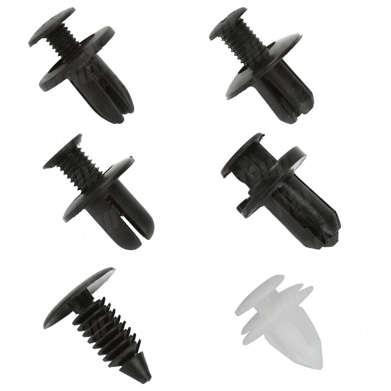 AQJ Fit Subaru 100PCS Bumper Clips Tool Kit Retainer Rivet-Fastener