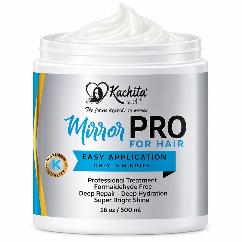 Tratamiento Capilar Kachita Spell, Mascarilla MirrorPRO de 16 oz, sper