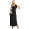 GRECERELLE Women's Summer Casual Loose Beach Split Long Maxi Dress
