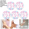 5PCS Round Hand Grip Ring Printed Silicone Fidget Toy Finger