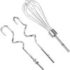 MEISO 3Pcs Whisk Attachment, Food-Grade Stainless Steel Hand Mixer Attachments,