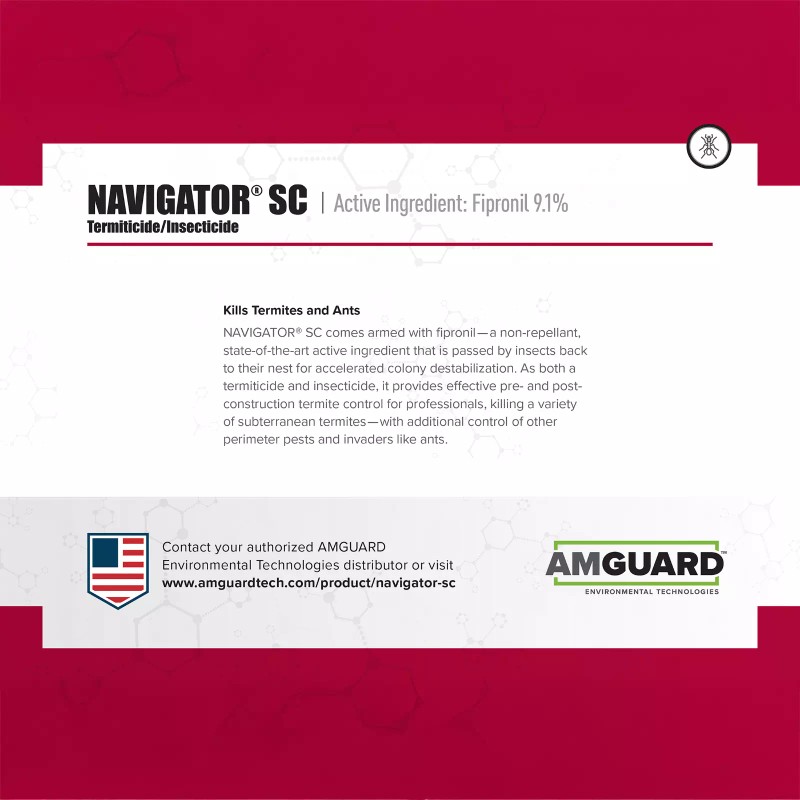 AMVAC AmGuard Navigator SC Termiticide Insecticide 78 fl oz by