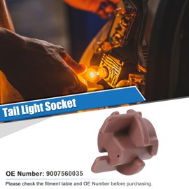 uxcell No.9007560035 Car Tail Light Socket Replacement for Toyota 4Runner 2003 2004 2005 2006 2007 2008 2009 Plastic