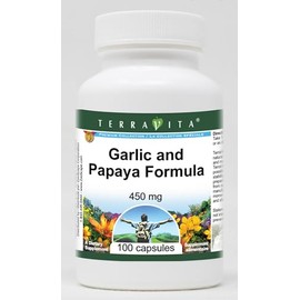 Garlic and Papaya Formula - 450 mg (100 Capsules, ZIN: 513967) - 3 Pack