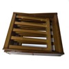 Ayedvan Bamboo Foldable Shoes Organizer Shoe Rack Free Standing Shelf