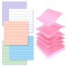 LinQuick Lined Pop Up Sticky Notes 3x3 inch Refills, Easy