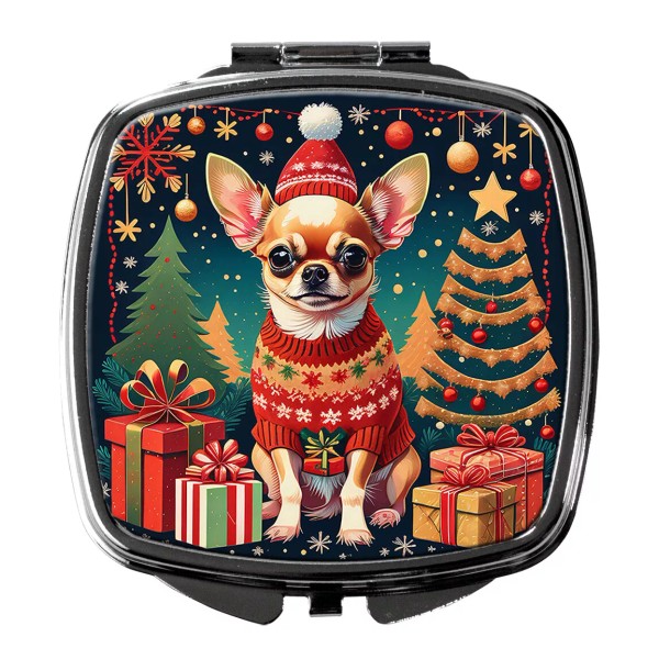 Chihuahua Christmas Compact Mirror DAC1112SCM
