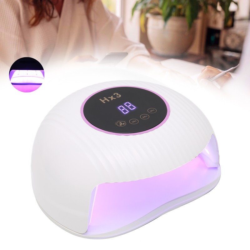 180W UV LED Nail Gel Curing Lamp 3 Time Setting