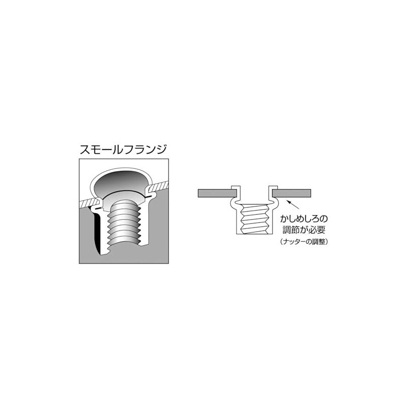LOBTEX Blind Nut "Nut" (Thin Head, Stainless Steel) Eco Pack