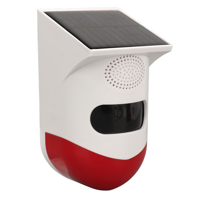 Solar Strobe Light Alarm Waterproof Waterproof Anti Theft Outdoor Motion