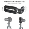 Camera L Bracket Quick Release Plate, Aluminum Alloy Vertical Shooting