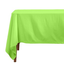 Plain Cotton Lime Tablecloth, 54 x 70