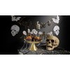 Folat 23916 Decorazione di HalloweenDecorazione - Teschio - Halloween -