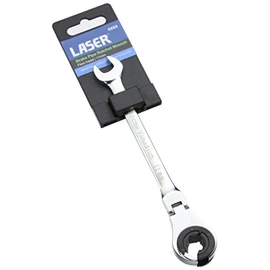 Laser 5233 Flexible Brake Pipe Ratchet Spanner 11mm