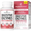 Physician's CHOICE Digestive Enzymes Blend: Multi Enzymes, Bromelain, Organic Prebiotics & Probiotics for Enhanced Digestive and Gut Health - Alleviates Bloating and Meal Time Discomfort with Dual Action - Suitable for All Diets.