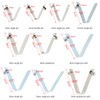 Lixada 6 clips de resorte para barra de tienda de