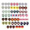 Garneck 60pcs Standard Shape Flights Set - Flights for Darts