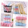 NOLITOY 3pcs Water Absorption Towel Muslin Wrap for Face and